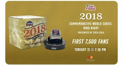 red sox commemorative ring
